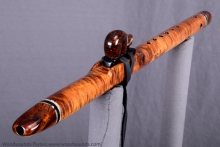 Koa Native American Flute, Minor, High E-5, #K20G